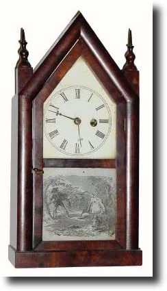 C.1870, E.N. Welch, Forestville, Conn, 30-hour mini — Antique Clocks Price Guide