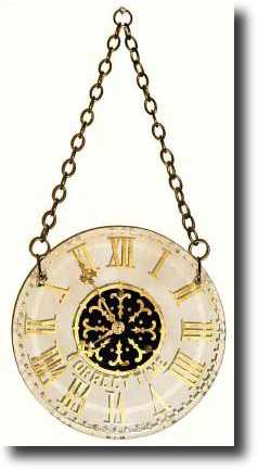C.1887, New Haven Clock Co., Glass dial window clock, — Antique Clocks Price Guide