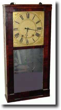 C.1836 (dated), Jonathan Burr, Lexington, Mass, 30 hour wooden — Antique Clocks Price Guide