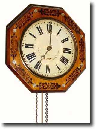 C.1890, German Dial Clock, time and strike, for the English market, as-found. — Antique Clocks Price Guide