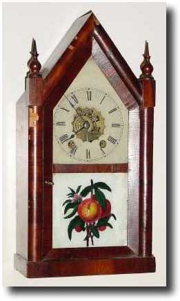 C.1870, New Haven Clock Co., 30-hour miniature steeple, — Antique Clocks Price Guide
