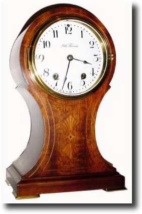 C.1909, Seth Thomas Clock Co., "Parma" Inlaid mahogany case — Antique Clocks Price Guide