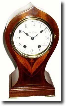 C.1909, Seth Thomas Clock Co., "Savoy" Inlaid mahogany case — Antique Clocks Price Guide