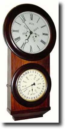 C.1863, L.F. and W.W. Carter, Bristol, early weight — Antique Clocks Price Guide