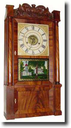 C.1838, Silas B. Terry, Plymouth, Conn, 8-day Empire — Antique Clocks Price Guide