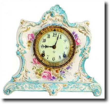 C.1905, Ansonia, Royal Bonn, La Lorne, in excellent original — Antique Clocks Price Guide