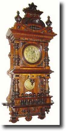 C.1890, German, Kienzle (flying dial trademark), Berlin style open — Antique Clocks Price Guide