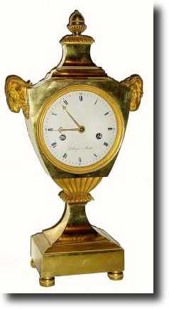 C.1810, French Empire Ormolu Clock in the configuration of — Antique Clocks Price Guide