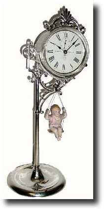C.1894, Ansonia, Jumper No. 1, in excellent restored condition. — Antique Clocks Price Guide