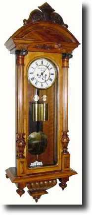 C.1885, Austrian, Remember (signed), small 2-weight Vienna Regulator — Antique Clocks Price Guide