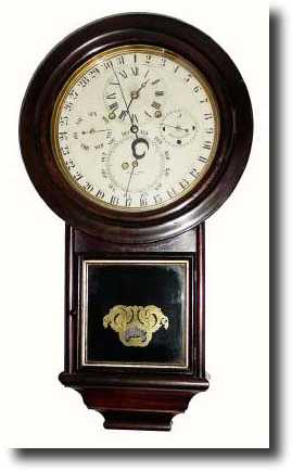 C.1880, "Gale Drop Calendar No. 1" 8-day time — Antique Clocks Price Guide