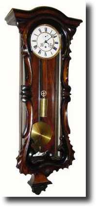 C.1875, German, Unusual Serpentine 1-Weight in very nice — Antique Clocks Price Guide