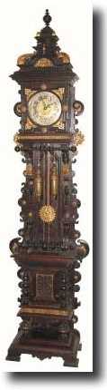 C.1900, German, Lenzkirch, Large Open Well floor clock in — Antique Clocks Price Guide