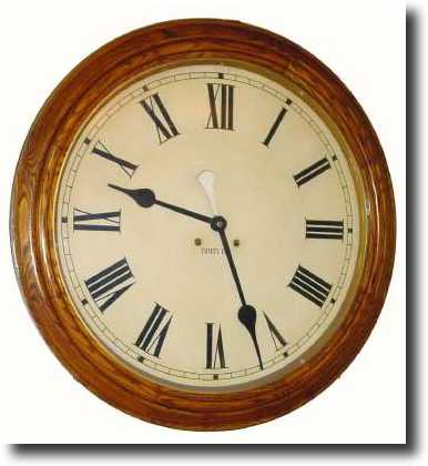 C.1915, Waterbury 24 Inch Balcony, 30-Day, in oak — Antique Clocks Price Guide