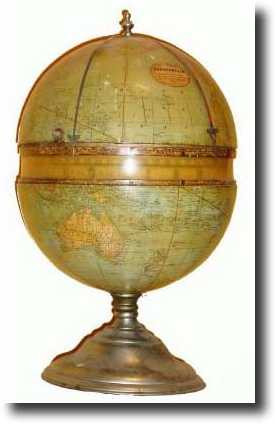 C.1900, Chicago Globe Chronometer Co., Chicago, IL, 12 inches time — Antique Clocks Price Guide