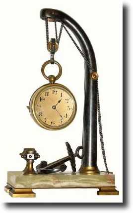 C.1890, French Industrial Series "Block and Tackle", clock in excellent original condition. — Antique Clocks Price Guide