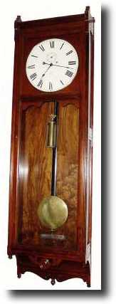C.1884, Seth Thomas, Regulator No. 17 in walnut and — Antique Clocks Price Guide