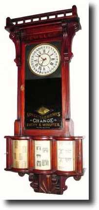 C.1888, Sidney Advertising Clock Co., Sidney, NY, an excellent — Antique Clocks Price Guide