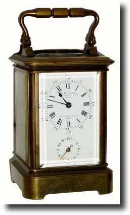 C.1900, French, Le Roy and Fils, Mini Carriage Clock in excellent, as-found condition. — Antique Clocks Price Guide