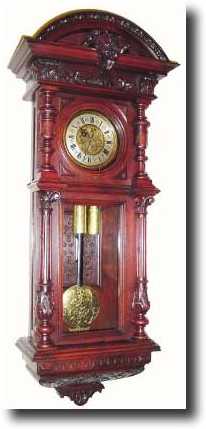 C.1890, Austrian, 2-Weight Vienna Regulator in a heavy — Antique Clocks Price Guide
