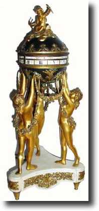 C.1890, French, Three Graces Annular Dial clock in very — Antique Clocks Price Guide