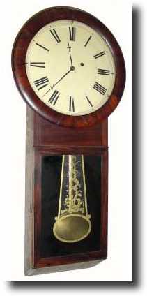 C.1855, S.B. Terry 8-day wall regulator, in — Antique Clocks Price Guide