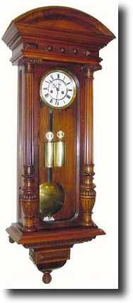 C.1885, Austrian, 2-Weight Mini Vienna Regulator with 4 inches — Antique Clocks Price Guide
