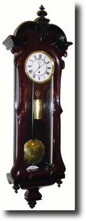 C.1860, Austrian, 1-Weight Timepiece, small serpentine case and — Antique Clocks Price Guide