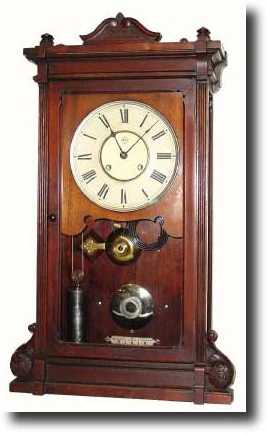 C.1886, Seth Thomas Clock Co., "Lincoln V.P." 8-day — Antique Clocks Price Guide
