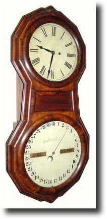 C.1865, Seth Thomas Clock Co., Plymouth Hollow, Office Calendar — Antique Clocks Price Guide