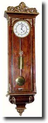 C.1999, Austrian, Reproduction, 1-Wt miniature Biedermeier in excellent, — Antique Clocks Price Guide