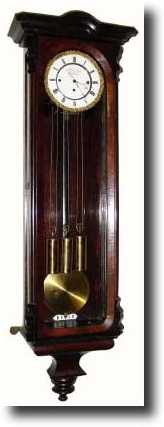 C.1850, Austrian, F. Erlenwein, In Wien late Biedermeier 3-weight. — Antique Clocks Price Guide