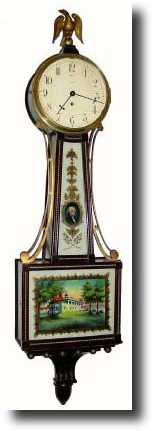 C.1930, Waltham Clock Co., Lever movement "Willard" model banjo — Antique Clocks Price Guide