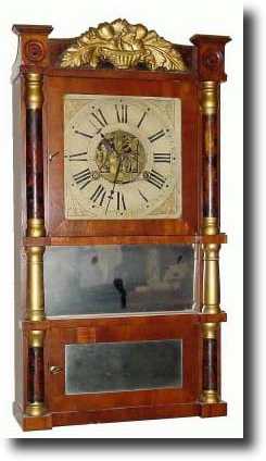 C.1840, Birge, Mallory and Co., Bristol, Conn. 30-hour weight — Antique Clocks Price Guide