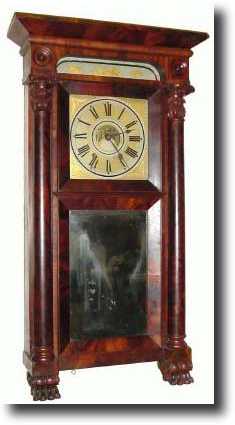 C.1835, C. and N. Jerome, Bristol, Conn, 8-Day Repeating — Antique Clocks Price Guide