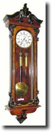 C.1875, German, Gustav Becker, 2-Weight Regulator in generally — Antique Clocks Price Guide