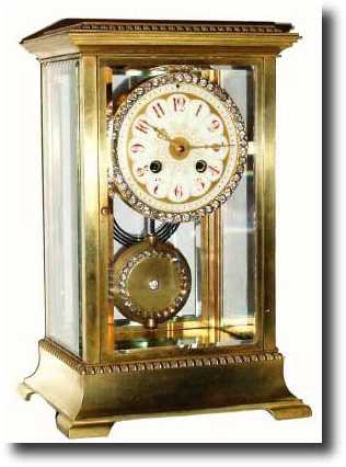 C.1900, French for Tiffany and Co., New York, crystal regulator. — Antique Clocks Price Guide