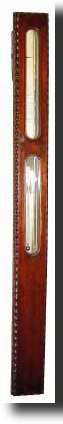 C.1860, Alex'r Marsh, Worcester, Mass, Timby's Patent stick barometer — Antique Clocks Price Guide