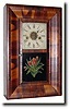C.1875, Waterbury Clock Co., 30-hour miniature Ogee shelf