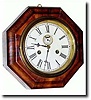 C.1880, Waterbury Clock Co., 6 Inch Lever Time 8-day