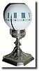 C.1890, French, Night Light clock in very good condition.