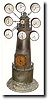 C.1905, German, Junghans, World time clock in the form