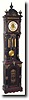 Mixed lot: C.1890, Ansonia Standing Antique case, now with