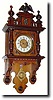 C.1910, German, Junghans, Berlin style free swinger in generally good original condition.