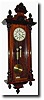 C.1900, German, 2-Weight Vienna style regulator in good restored condition.