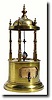 C.1900, French Conical (Rotary) Pendulum Annular dial alarm clock.