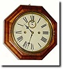 C.1891, Waterbury Clock Co., 8 inches Octagon Lever 30-hour