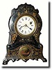 C.1865, Mini Iron front timepiece, probably by American Clock Co., NY,