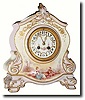 C.1900, French Porcelain China Clock in the Louis XVI