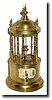 C.1900, French Conical (Rotary) Pendulum Annular dial alarm clock.